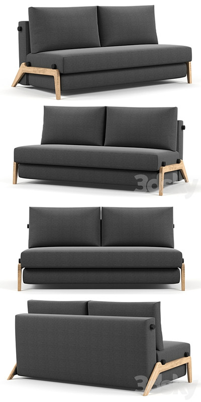 Innovation Living ILB 500 160 Sofa Bed Lacquered Oak